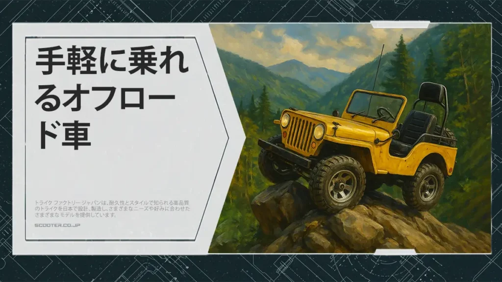 手軽に乗れるオフロード車