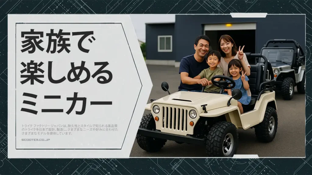 家族で楽しめるミニカー