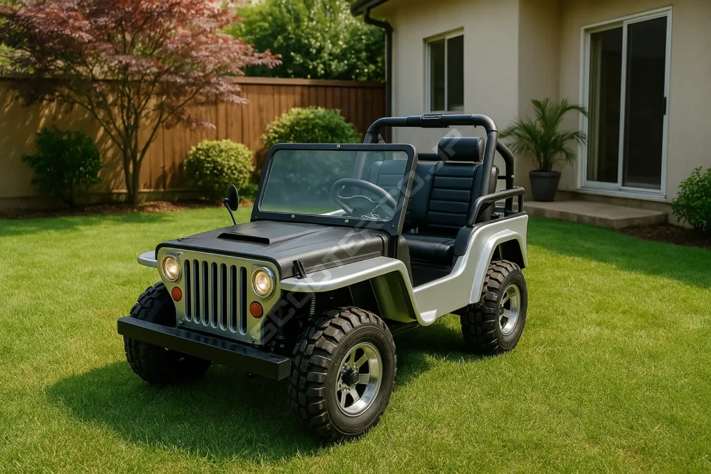 庭で使える 小型車