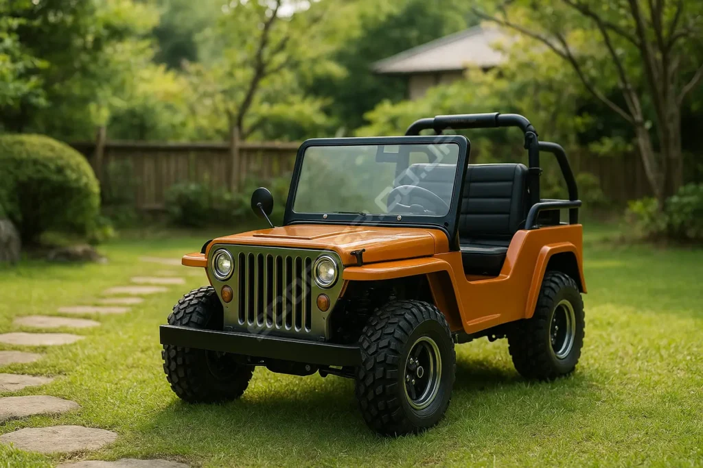 庭で使える 小型車