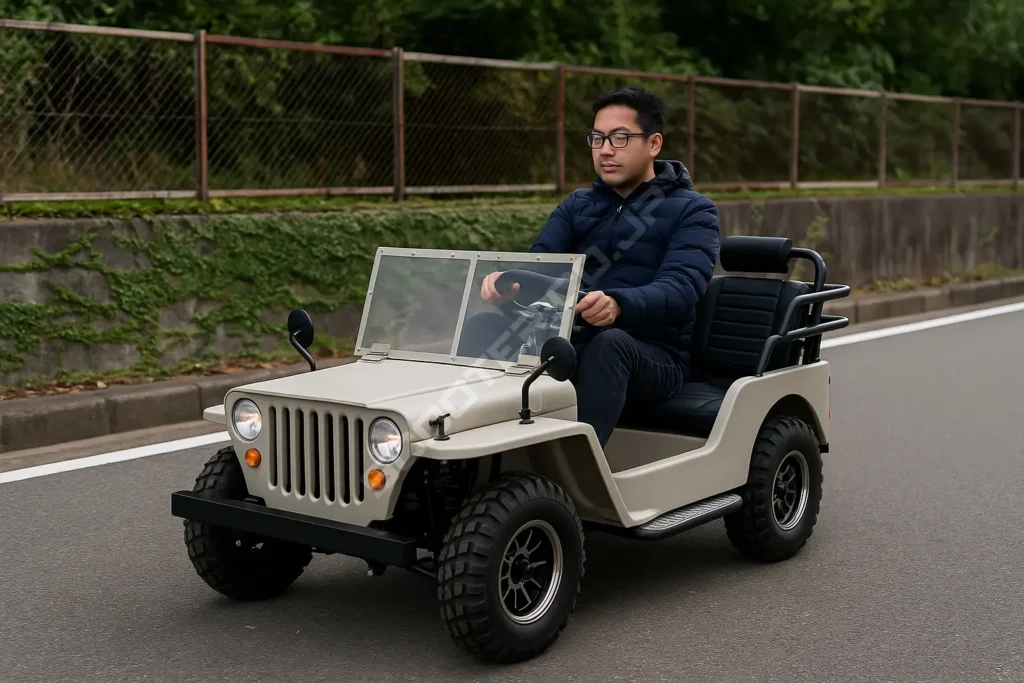 近所のカフェまでドライブ