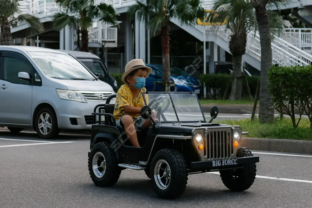 アウトドアに最適な小型車